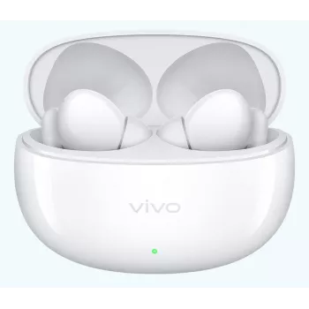 VIVO Buds Pro trådløse hovedtelefoner med aktiv støjreduktion, Bluetooth 5.2, aptX Adaptive, 29h batteri, IP52, hvid