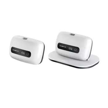 BOBOVR BM60-2 Dual 6500mAh batteripakke med ladestation til M3 Pro+ og M3 hovedholdere - hvid