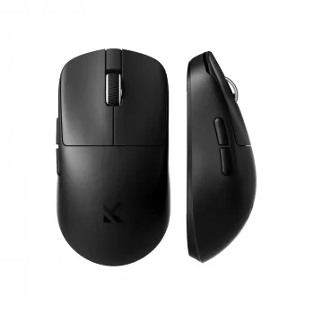 Mchose HW-L7-15KH Tri-Mode Ultralight Magnesium Gaming-mus, PixArt PAW3395 26K DPI, 4000Hz, 49g, sort