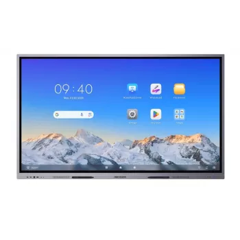 Hikvision DS-D5C86RB/A 86 inch 4K UHD interaktiv touchskærm med Android 11, 8MP-kamera, 8-mikrofonarray, 2×15W højttalere