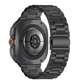TECH-PROTECT rustfrit stål-armbånd til Samsung Galaxy Watch Ultra 1/2 47mm sort