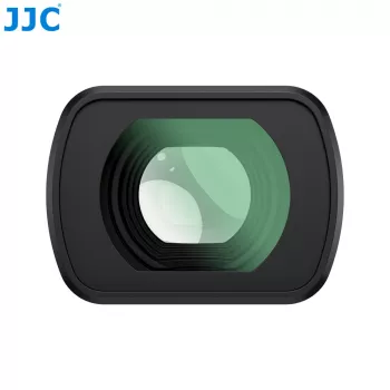 JJC 0,72x vidvinkelobjektiv til DJI Osmo Pocket 3 / 4, magnetisk holder, flerlagbelagt optisk glas, sort