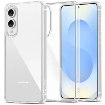 Tech-Protect Flexair Hybrid-cover til Samsung Galaxy S25 Edge - transparent