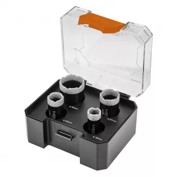 NEO TOOLS Diamant-hulsav-sæt 18/22/27/35 mm, 4 dele