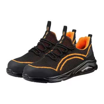 NEO TOOLS Arbejdssko S1 SR Neo Air, Stålnæse, Orange, Størrelse 43