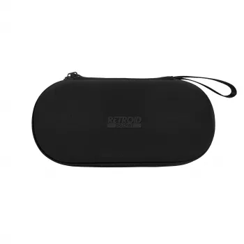 Retroid Carry Case for Retroid Pocket 6 - Black EVA Hard Shell Protective Travel Case with Mesh Pocket and Wrist Strap