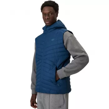 4F Herre let zip-vest M344 Navy Størrelse L
