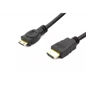 Accura HDMI til Mini HDMI-kabel 1,8m 4K High Speed med Ethernet sort