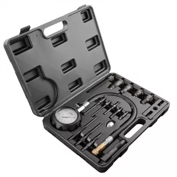 NEO TOOLS diesel-kompressionsmåler, 16-dele sæt (0-70 bar / 0-1000 PSI)