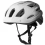 Vayox Active cykelhjelm med LED-lys, hvid-sort, størrelse M (54-58 cm)