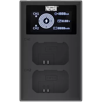 Newell FDL-USB-C dobbeltlader til Sony NP-FW50-batterier (NL2545)