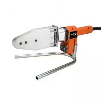 NEO TOOLS 900W plastrør-svejseapparat med 6 matrice-størrelser (20-63mm) til PPR-, PE-, PB-rør, 0-300°C justerbar temperatur, anti-hæft PTFE-matricer, inkl. metalkuffert