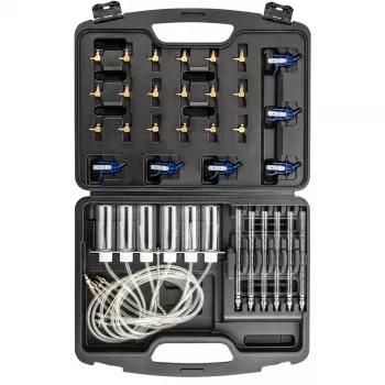 NEO TOOLS TOP-11-263 Common Rail injektor-lækagetester-sæt til dieselmotorer, 6-cylindret diagnosesæt med adaptere og kuffert