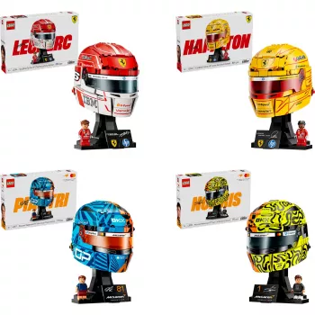 LEGO F1 hjelme bundle