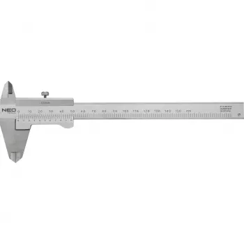 NEO TOOLS DIN-certificeret skydelære, 150 mm, rustfrit stål