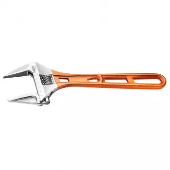 NEO TOOLS justerbar svensknøgle 306 mm, spændvidde 0-53 mm, chrom-vanadium-stål, fosfateret, DIN 3117