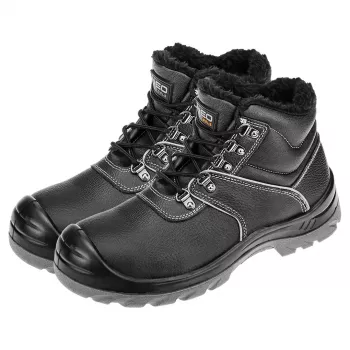 NEO TOOLS Work Ankle Boots Insulated S3 SRC, Steel Toe Cap and Penetration-Resistant Insert, Size 39