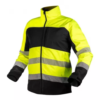 NEO TOOLS softshell-advarselsjakke gul-sort størrelse L