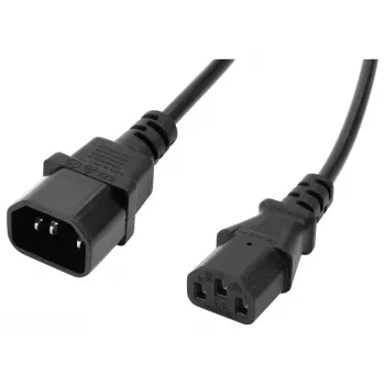 Accura C13 til C14 VDE-netkabel 3,0 m sort
