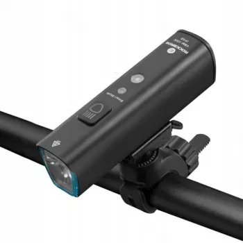 ROCKBROS V9M-1000 1000 lumen USB-C genopladeligt frontcykellys - sort