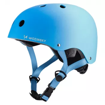 Wozinsky BMX/scooterhjelm 48-52 cm - blå gradient