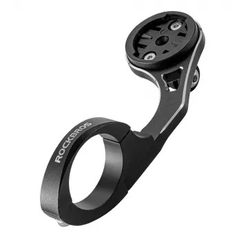 Rockbros FK-301 2-i-1 cykelholder til styr - cykelcomputer & actionkamera/lys - sort