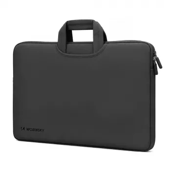 Wozinsky WNT-17B 17,3 inch neopren-laptophylster med skjult håndtag - sort