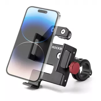 ROCKBROS 25210038101 Clamp Phone Holder, Black