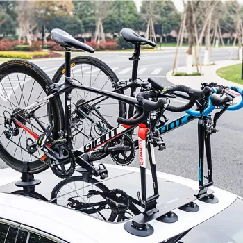 ROCKBROS XP1002 sugekop-tagbærer til 2 cykler - sort