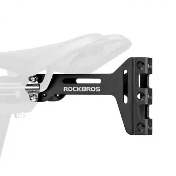 ROCKBROS Under-Saddle Bottle Cage Adapter - Aluminum, Black