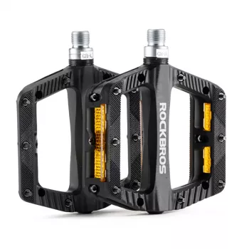 ROCKBROS BP2501 reflekterende nyloncykelpedaler, sort