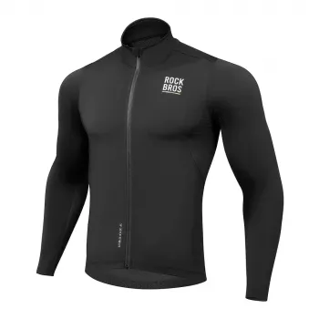 ROCKBROS ROAD TO SKY vindtæt termisk cykeljakke - sort - størrelse M