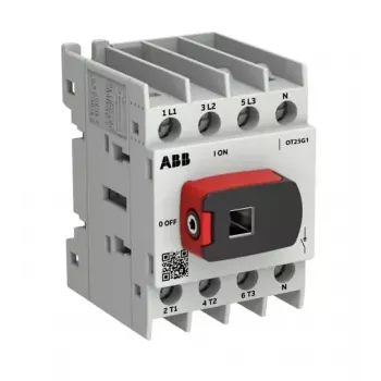 ABB OTOT25G1-4BSN2Plus 4-Pole Switch-Disconnector 25 A Frame Size G1