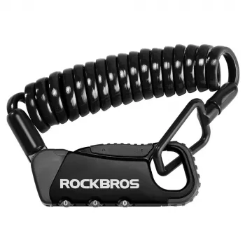 ROCKBROS RBK6N Combination Bike Lock, Green