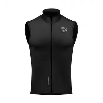 ROCKBROS ROAD TO SKY vindtæt termo-cykelvest TLMJ002 - sort, størrelse L