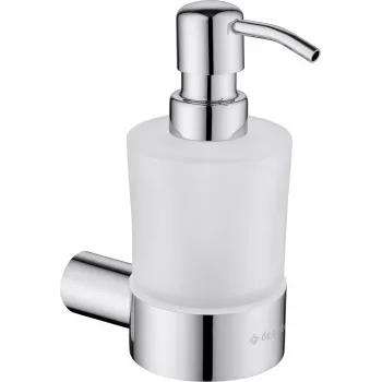 DEANTE ADR_0421 vægmonteret manuel sæbedispenser til Tork S1 flydende sæbesystem, 1000 ml, hvid ABS-plast