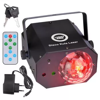 LIGHT4ME DISCO SPHERE LASER multi-effekt LED-lyseffekt
