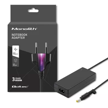 Qoltec 40W laptop-strømforsyning til Sony Asus 19V 2.1A 4.8x1.7mm med netkabel