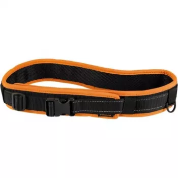 Fiskars 1003626 Functional Form værktøjsbælte med hurtigspænde, justerbar livvidde op til 120 cm, slidstærk vandafvisende polyester, flere lommer og stropper, sort/orange