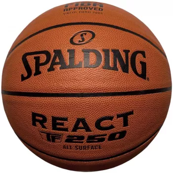 Spalding React TF-250 Logo FIBA basketball 76967Z