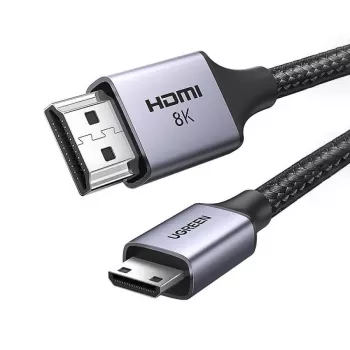 UGREEN HD163 Mini-HDMI-til-HDMI-8K-kabel 2m sort