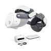 BOBOVR M3 Pro+ batteri-hovedstrop med 6500 mAh batteri og ladestation til Meta Quest 3/3S - hvid