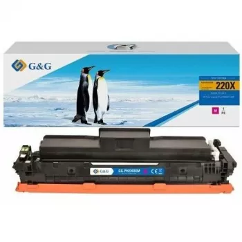 G&G XL Tonerpatron kompatibel med HP 220X (W2203X), Magenta