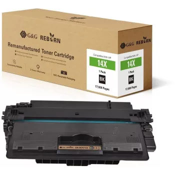 G&G Reborn remanufactureret sort toner til HP 14X (CF214X) – 17 500 sider