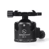 Sunwayfoto XB-44 Ballhead with Screw-Knob Clamp, 30 kg Load Capacity, Arca-Swiss Compatible