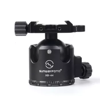 Sunwayfoto XB-44 Ballhead with Screw-Knob Clamp, 30 kg Load Capacity, Arca-Swiss Compatible