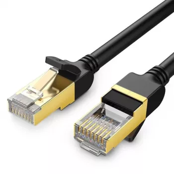 UGREEN NW107 Cat.7 S/FTP Ethernet-kabel, RJ45, 2 m, sort
