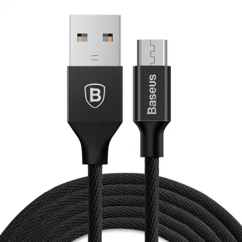 Baseus Yiven USB-A til Micro-USB-kabel 1,5 m 2 A sort