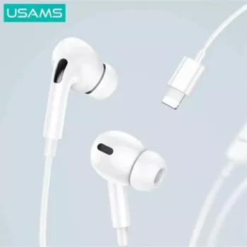 USAMS EP-41 MAX Lightning in-ear stereo-hovedtelefoner hvid