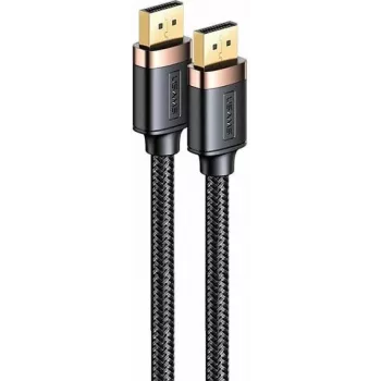 USAMS DisplayPort-kabel 2 m 4K U74HD sort SJ531HD01 (US-SJ531)